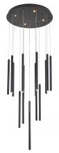 Bethel International Canada TR17BLK10F - Black Chandelier