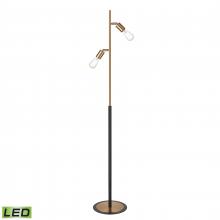 ELK Home S0019-9564-LED - Kelston 62'' High 2-Light Floor Lamp - Matte Black - Includes LED Bulbs