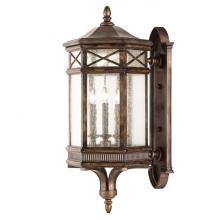 Fine Art Handcrafted Lighting 837681ST - Holland Park 34"H Outdoor Wall Mount